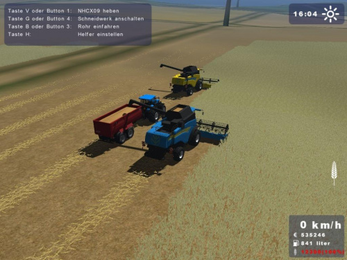 New Holland CX860 niebieski #Landwirtschafts #Simulator2009 #NewHolland #Holland #CX860