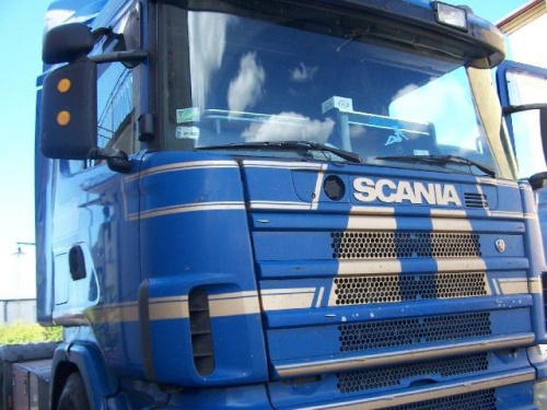 Scania 124 L Niebieska