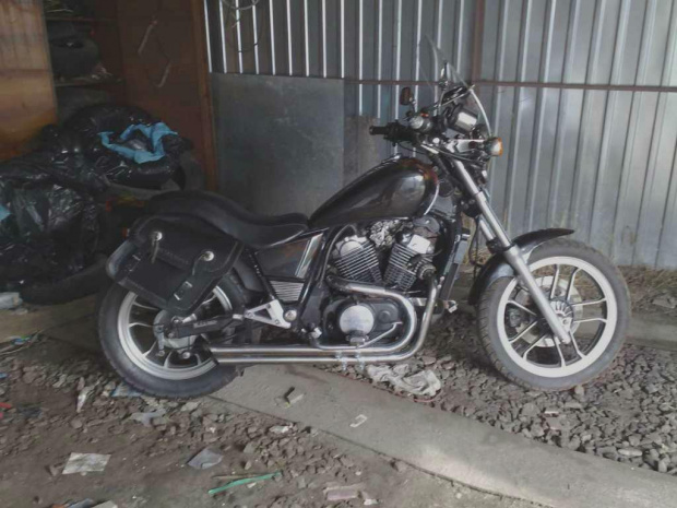 honda VT500 wydech